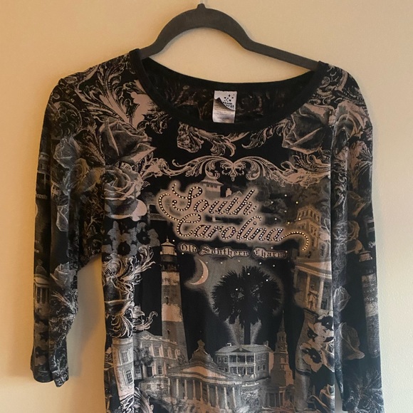 Fun South Carolina embellished tee - Picture 1 of 3